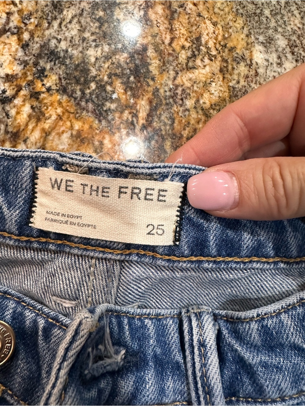 Free People We The Free Light Blue Boyfriend Jeans
